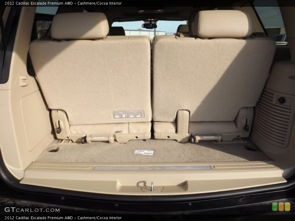 Cashmere/Cocoa Interior Trunk for the 2012 Cadillac Escalade Premium AWD #58419351