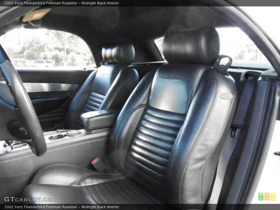 Midnight Black Interior Photo for the 2002 Ford Thunderbird Premium Roadster #58421133