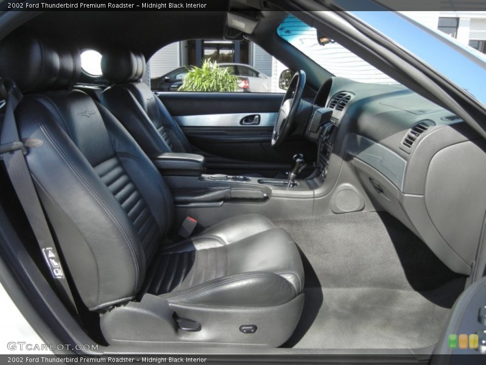 Midnight Black Interior Photo for the 2002 Ford Thunderbird Premium Roadster #58421148