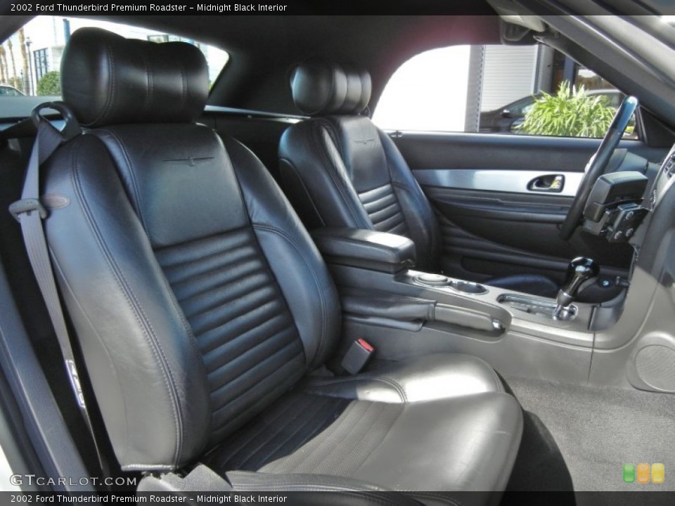 Midnight Black Interior Photo for the 2002 Ford Thunderbird Premium Roadster #58421155