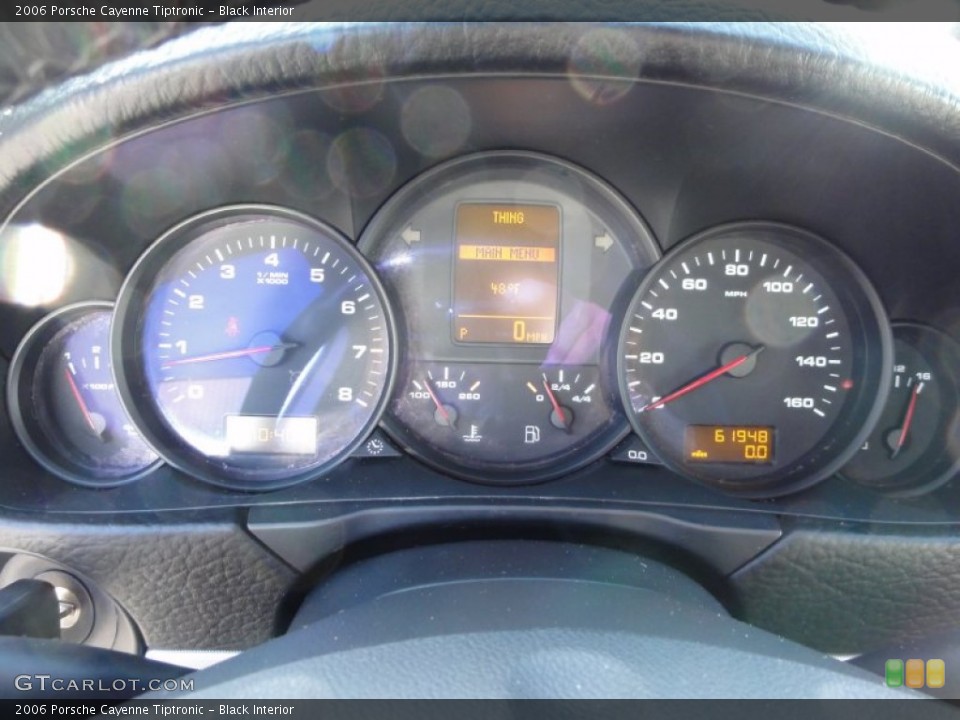 Black Interior Gauges for the 2006 Porsche Cayenne Tiptronic #58423272