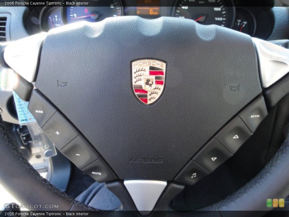 Black Interior Steering Wheel for the 2006 Porsche Cayenne Tiptronic #58423290