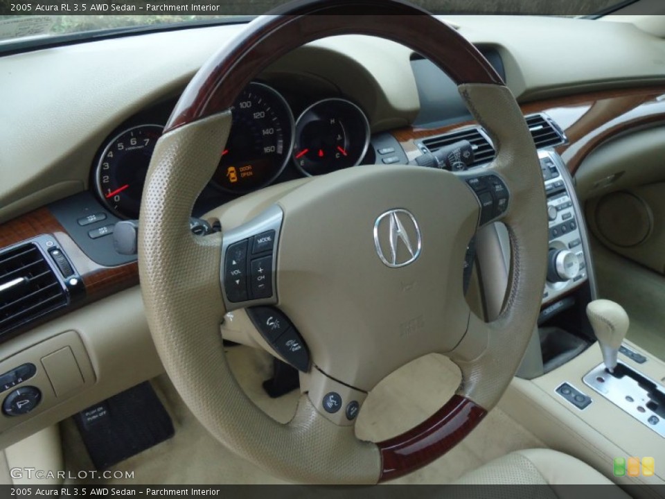 Parchment Interior Steering Wheel for the 2005 Acura RL 3.5 AWD Sedan #58424784