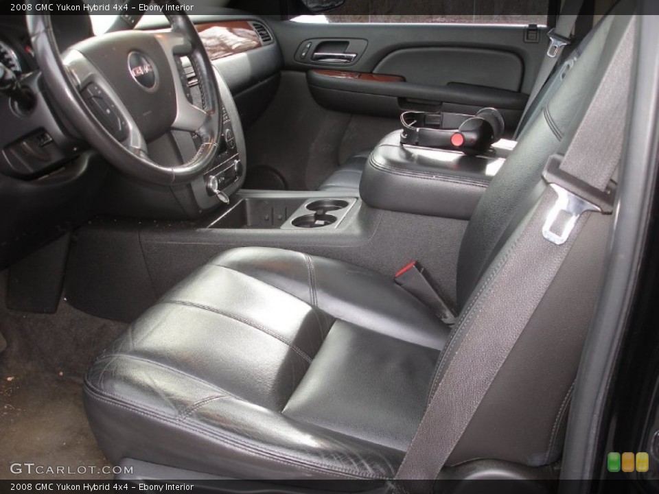 Ebony Interior Photo for the 2008 GMC Yukon Hybrid 4x4 #58425126