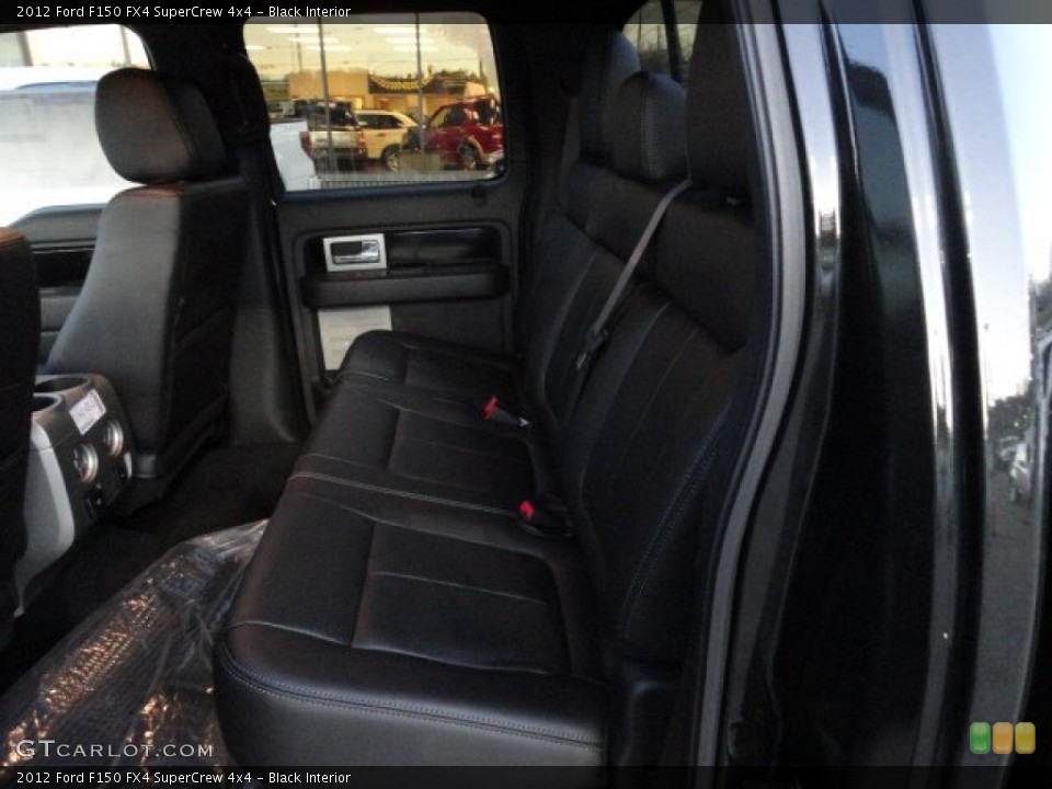 Black Interior Photo for the 2012 Ford F150 FX4 SuperCrew 4x4 #58429470
