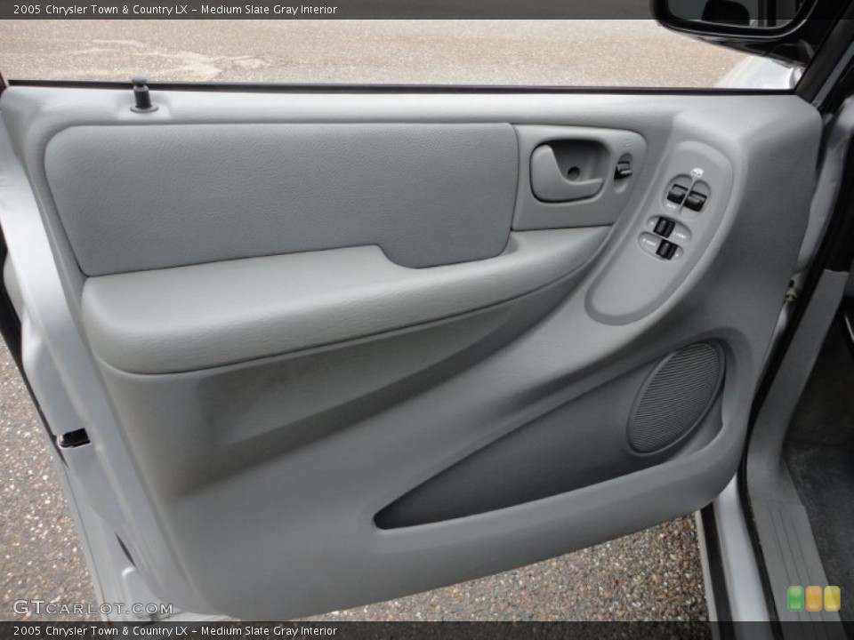 Medium Slate Gray Interior Door Panel for the 2005 Chrysler Town & Country LX #58431876