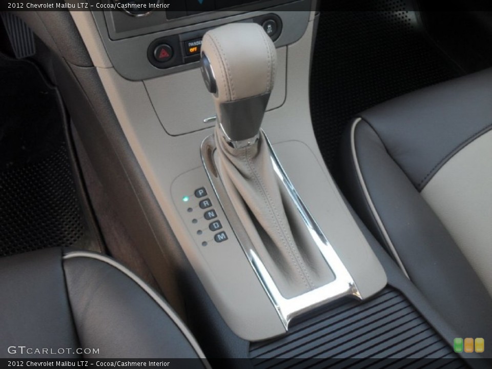 Cocoa/Cashmere Interior Transmission for the 2012 Chevrolet Malibu LTZ #58432143
