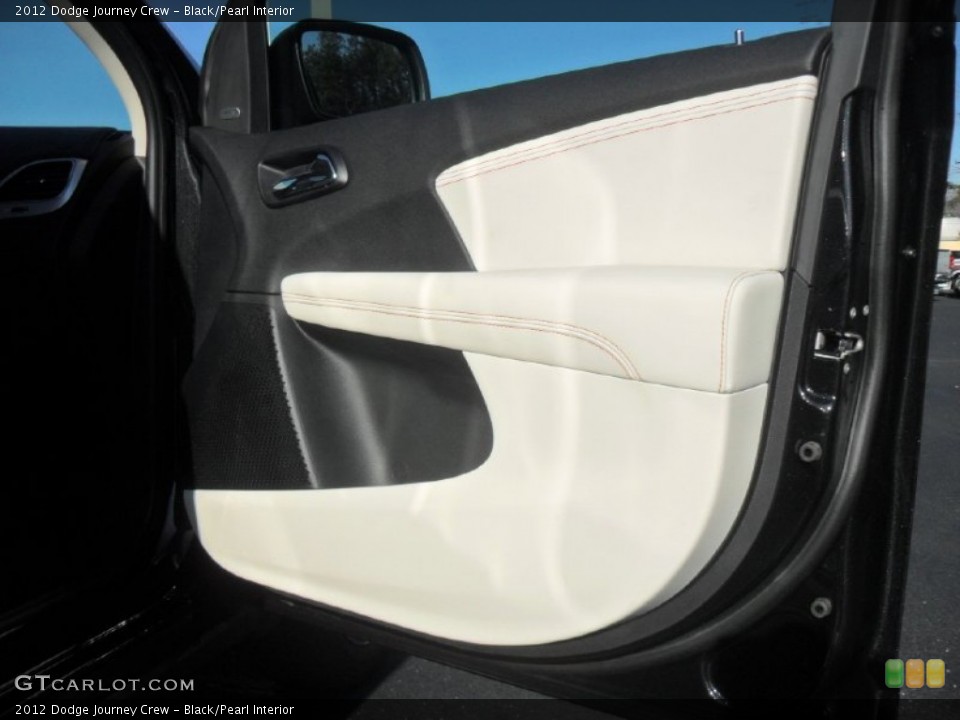 Black/Pearl Interior Door Panel for the 2012 Dodge Journey Crew #58433220