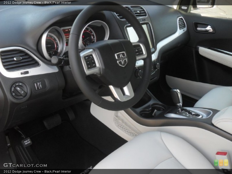 Black/Pearl Interior Dashboard for the 2012 Dodge Journey Crew #58433247