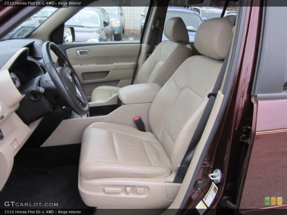 Beige Interior Photo for the 2010 Honda Pilot EX-L 4WD #58434228