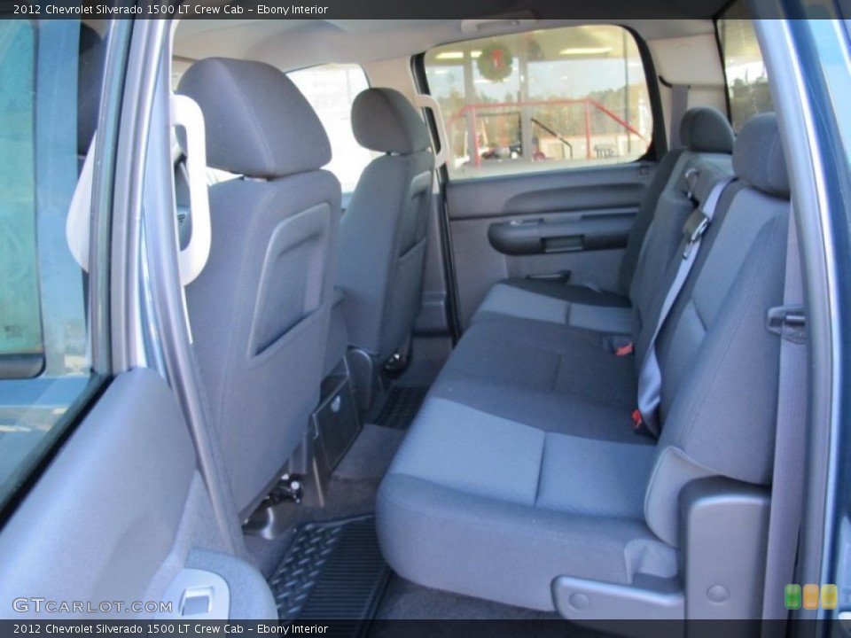 Ebony Interior Photo for the 2012 Chevrolet Silverado 1500 LT Crew Cab #58436577