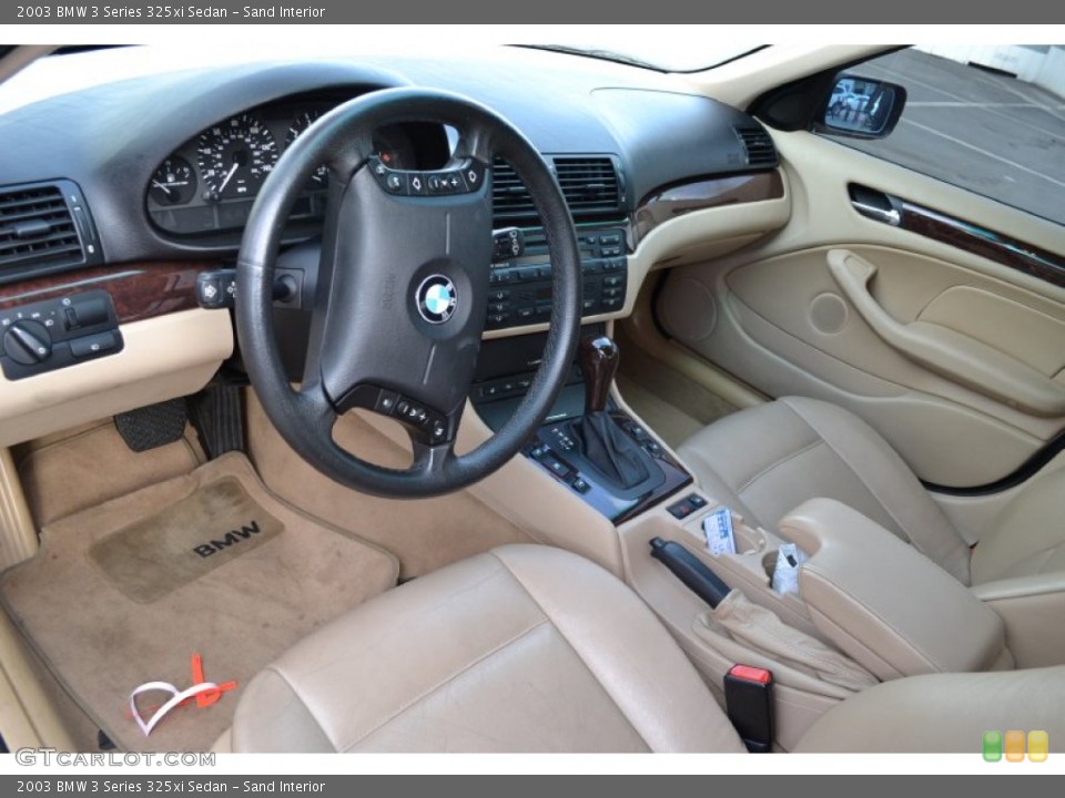 Sand Interior Prime Interior for the 2003 BMW 3 Series 325xi Sedan #58437111