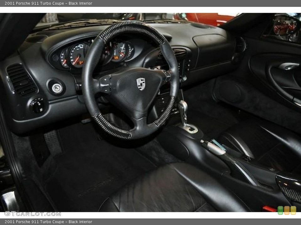 Black Interior Photo for the 2001 Porsche 911 Turbo Coupe #58438325