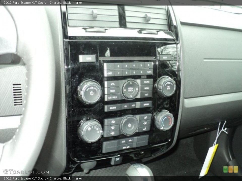 Charcoal Black Interior Controls for the 2012 Ford Escape XLT Sport #58438572
