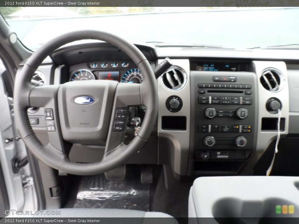 Steel Gray Interior Dashboard for the 2012 Ford F150 XLT SuperCrew #58442388