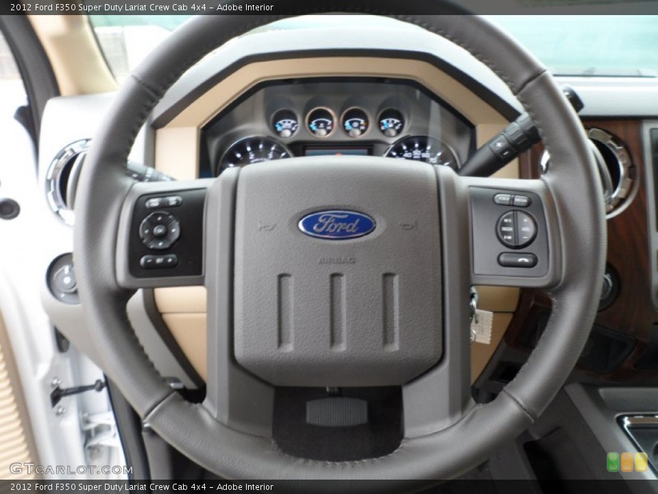 Adobe Interior Steering Wheel for the 2012 Ford F350 Super Duty Lariat Crew Cab 4x4 #58443465