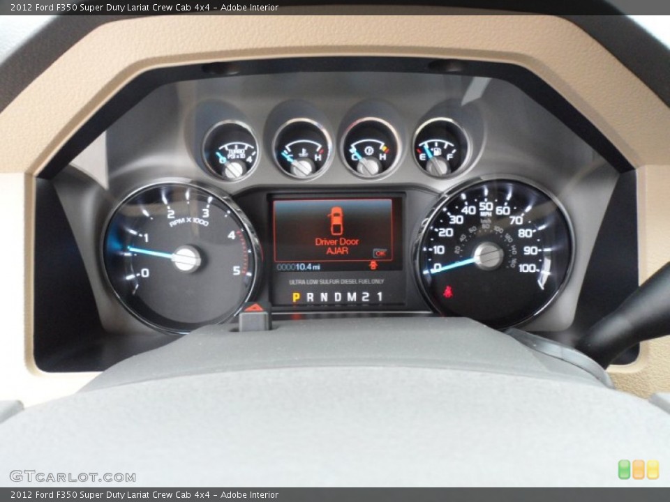 Adobe Interior Gauges for the 2012 Ford F350 Super Duty Lariat Crew Cab 4x4 #58443468