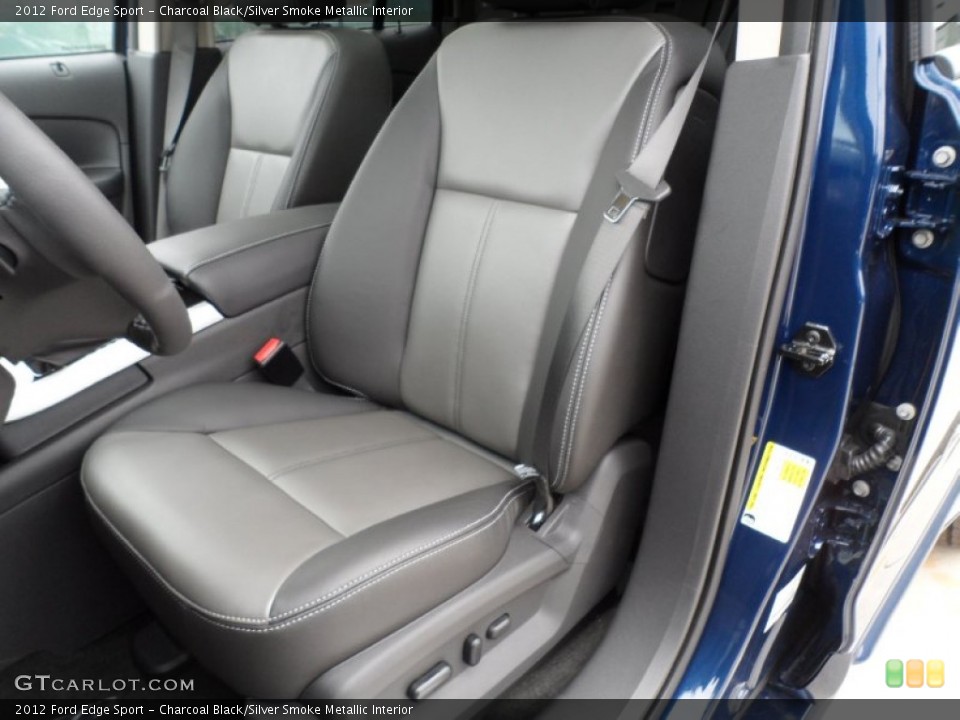 Charcoal Black/Silver Smoke Metallic Interior Photo for the 2012 Ford Edge Sport #58443906