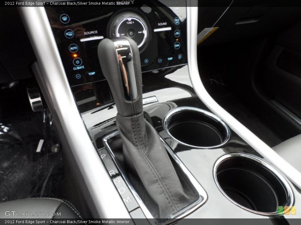 Charcoal Black/Silver Smoke Metallic Interior Transmission for the 2012 Ford Edge Sport #58443930