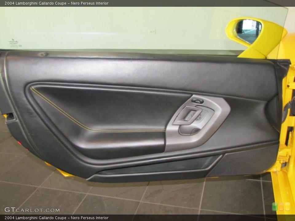 Nero Perseus Interior Door Panel for the 2004 Lamborghini Gallardo Coupe #58444590