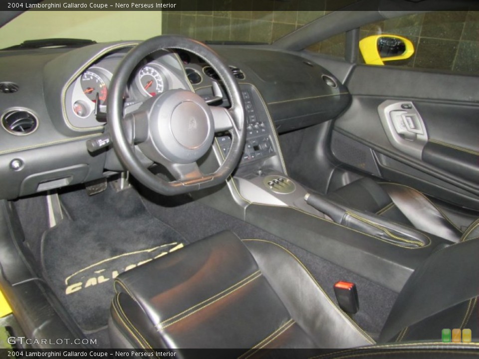 Nero Perseus Interior Photo for the 2004 Lamborghini Gallardo Coupe #58444593