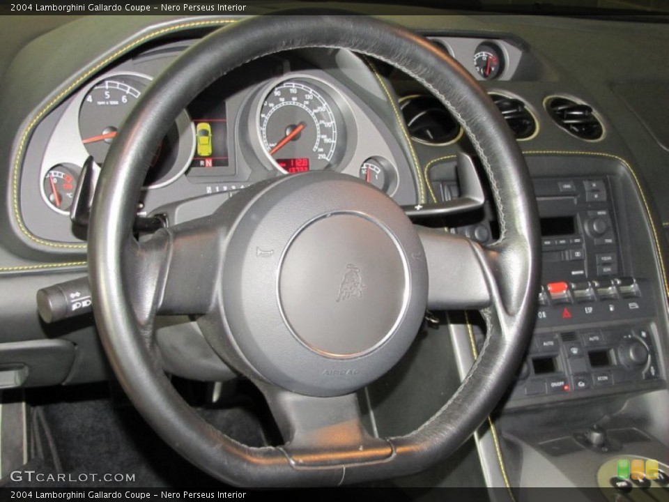 Nero Perseus Interior Steering Wheel for the 2004 Lamborghini Gallardo Coupe #58444605
