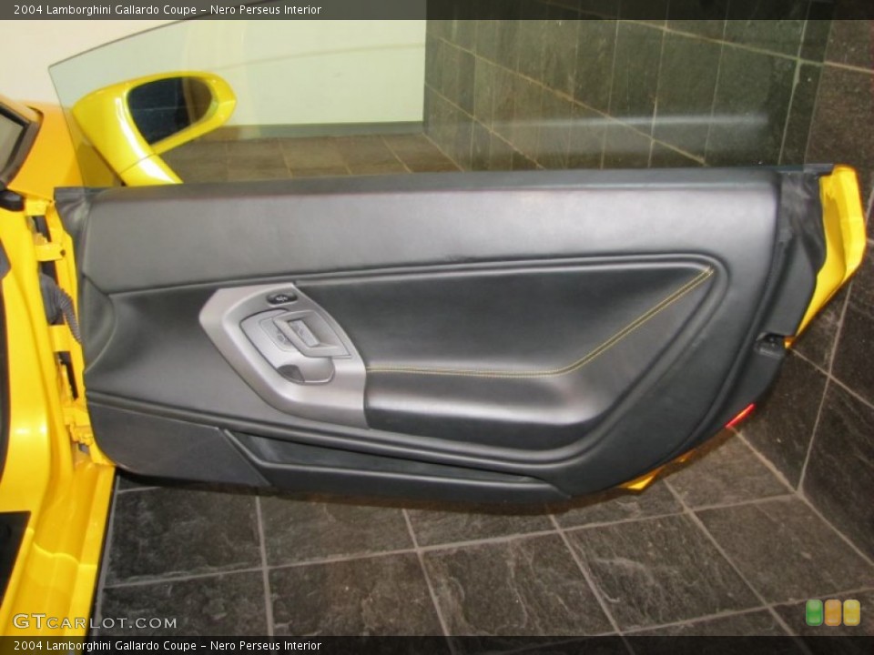 Nero Perseus Interior Door Panel for the 2004 Lamborghini Gallardo Coupe #58444626