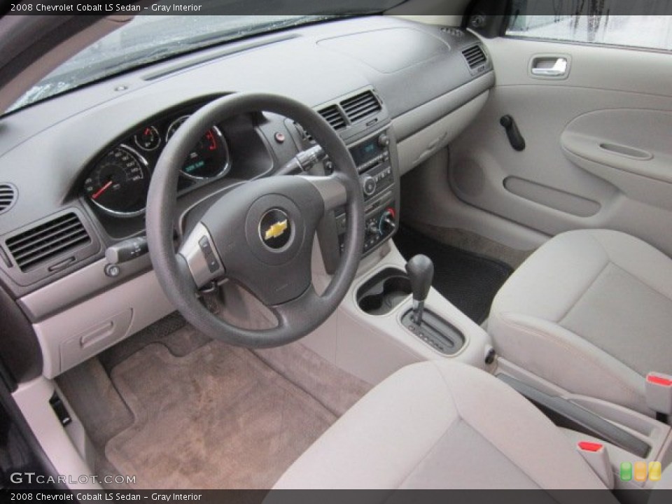 Gray Interior Prime Interior for the 2008 Chevrolet Cobalt LS Sedan #58449802