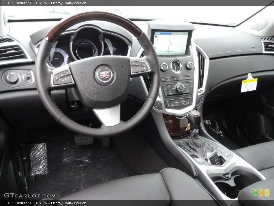 Ebony/Ebony Interior Dashboard for the 2012 Cadillac SRX Luxury #58450073