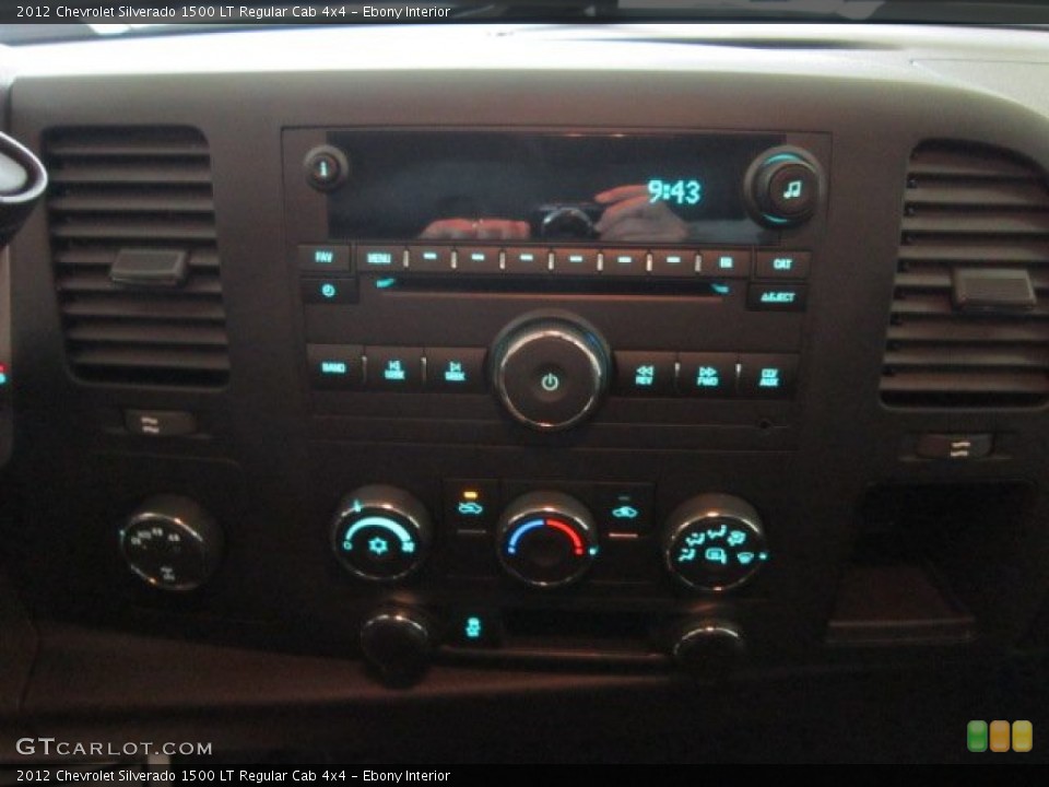 Ebony Interior Controls for the 2012 Chevrolet Silverado 1500 LT Regular Cab 4x4 #58450195
