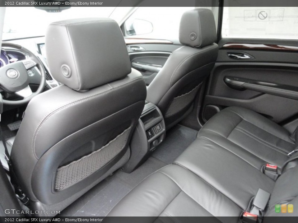 Ebony/Ebony Interior Photo for the 2012 Cadillac SRX Luxury AWD #58450436
