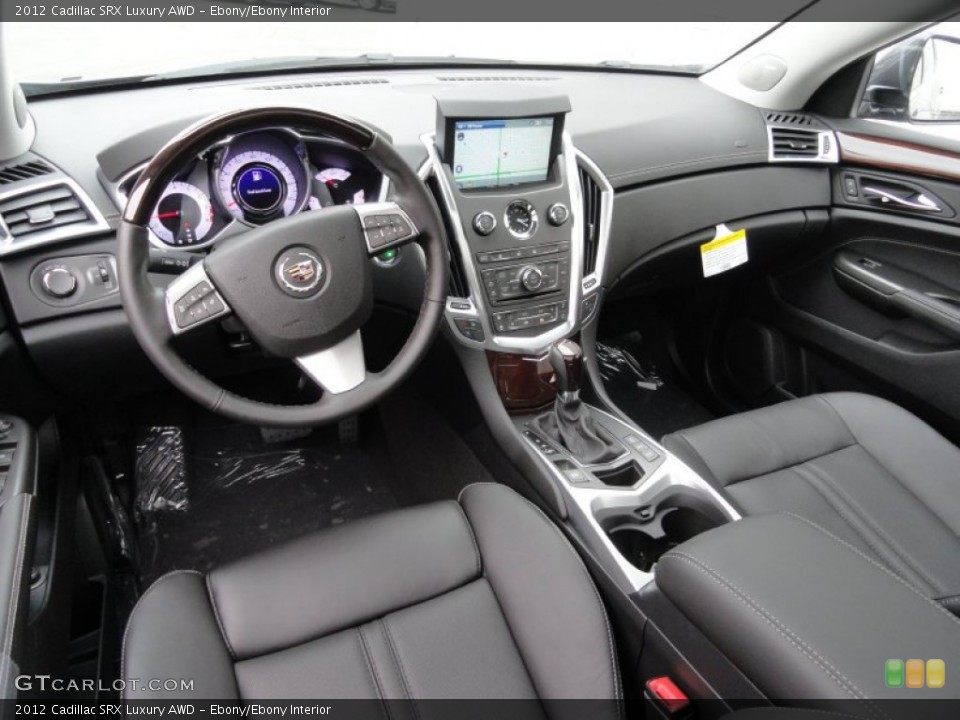Ebony/Ebony Interior Prime Interior for the 2012 Cadillac SRX Luxury AWD #58450442