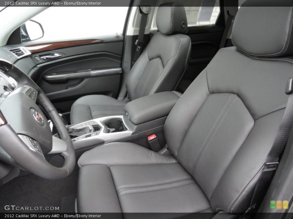 Ebony/Ebony Interior Front Seat for the 2012 Cadillac SRX Luxury AWD #58450452