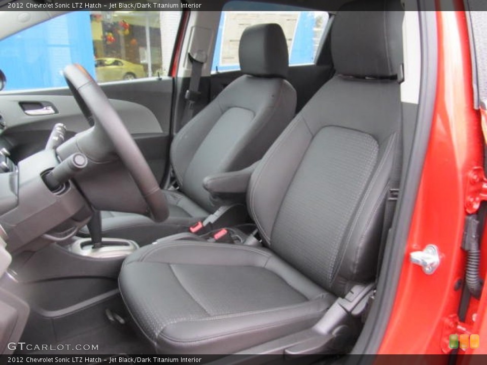 Jet Black/Dark Titanium Interior Photo for the 2012 Chevrolet Sonic LTZ Hatch #58451889