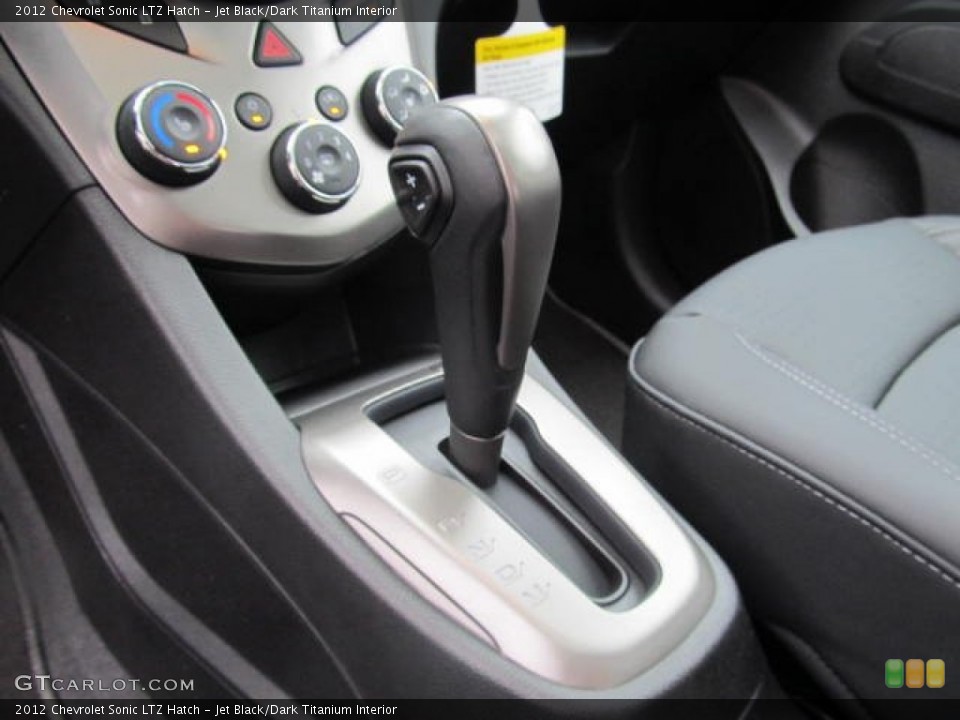 Jet Black/Dark Titanium Interior Transmission for the 2012 Chevrolet Sonic LTZ Hatch #58451927