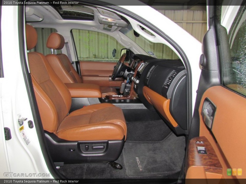 Red Rock Interior Photo for the 2010 Toyota Sequoia Platinum #58452707