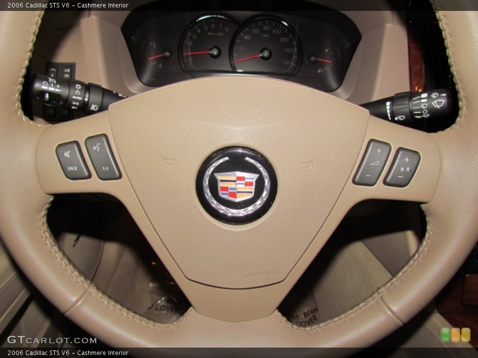Cashmere Interior Steering Wheel for the 2006 Cadillac STS V6 #58454102