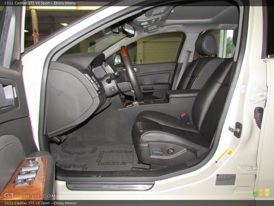 Ebony Interior Photo for the 2011 Cadillac STS V6 Sport #58455530