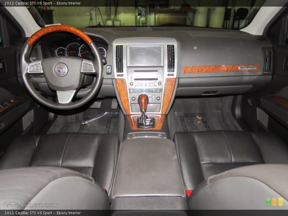 Ebony Interior Dashboard for the 2011 Cadillac STS V6 Sport #58455572