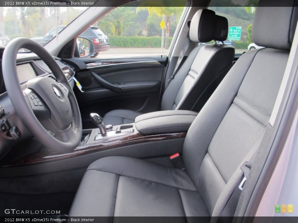 Black Interior Photo for the 2012 BMW X5 xDrive35i Premium #58457540