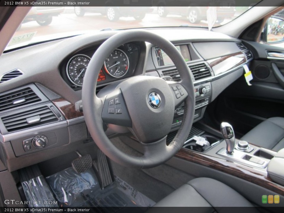 Black Interior Prime Interior for the 2012 BMW X5 xDrive35i Premium #58457558