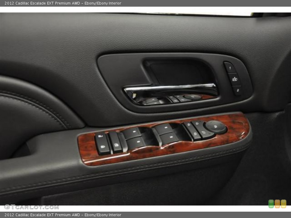 Ebony/Ebony Interior Controls for the 2012 Cadillac Escalade EXT Premium AWD #58461455