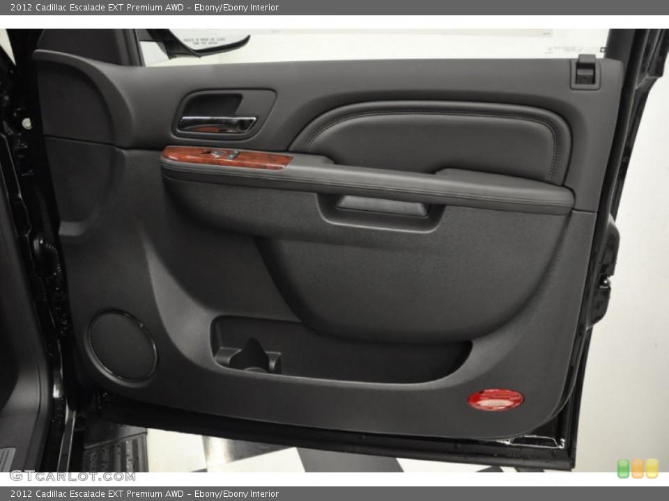Ebony/Ebony Interior Door Panel for the 2012 Cadillac Escalade EXT Premium AWD #58461635