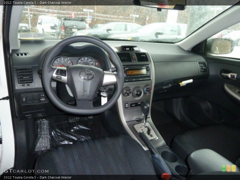 Dark Charcoal Interior Photo for the 2012 Toyota Corolla S #58462103
