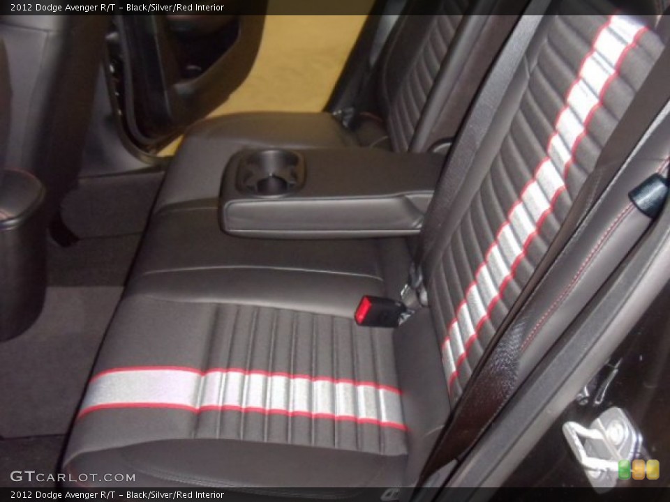 Black/Silver/Red Interior Photo for the 2012 Dodge Avenger R/T #58465075