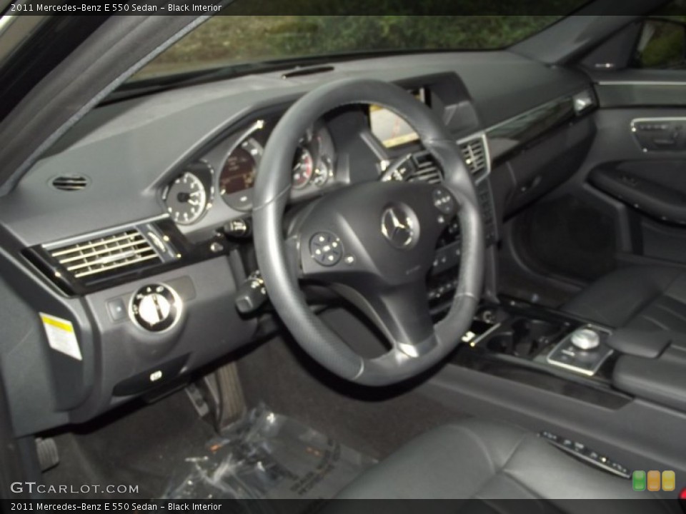 Black Interior Photo for the 2011 Mercedes-Benz E 550 Sedan #58467242