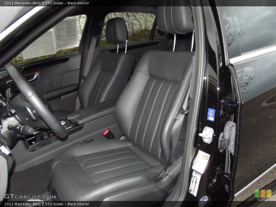 Black Interior Photo for the 2011 Mercedes-Benz E 550 Sedan #58467294