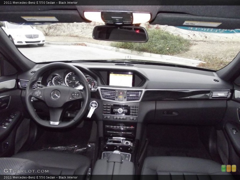 Black Interior Dashboard for the 2011 Mercedes-Benz E 550 Sedan #58467351