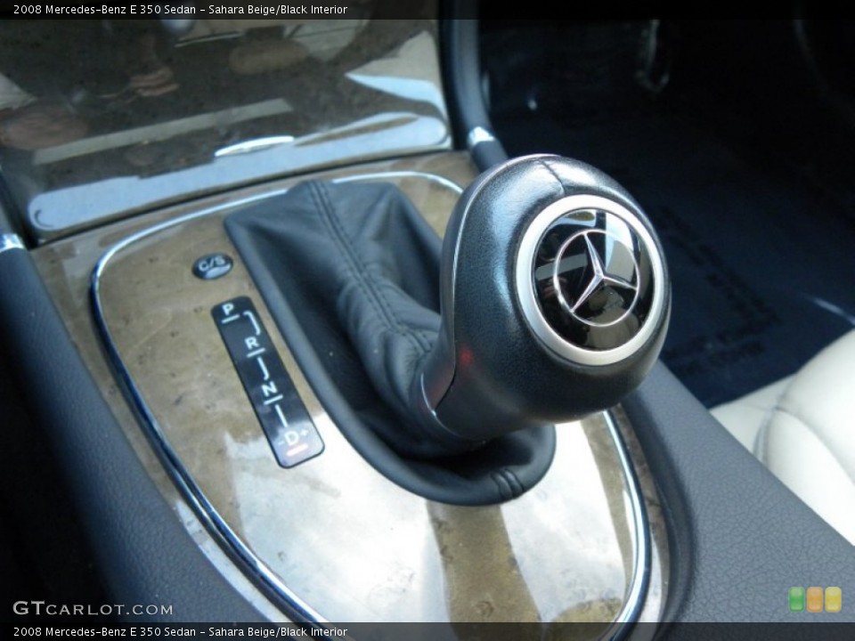 Sahara Beige/Black Interior Transmission for the 2008 Mercedes-Benz E 350 Sedan #58469001