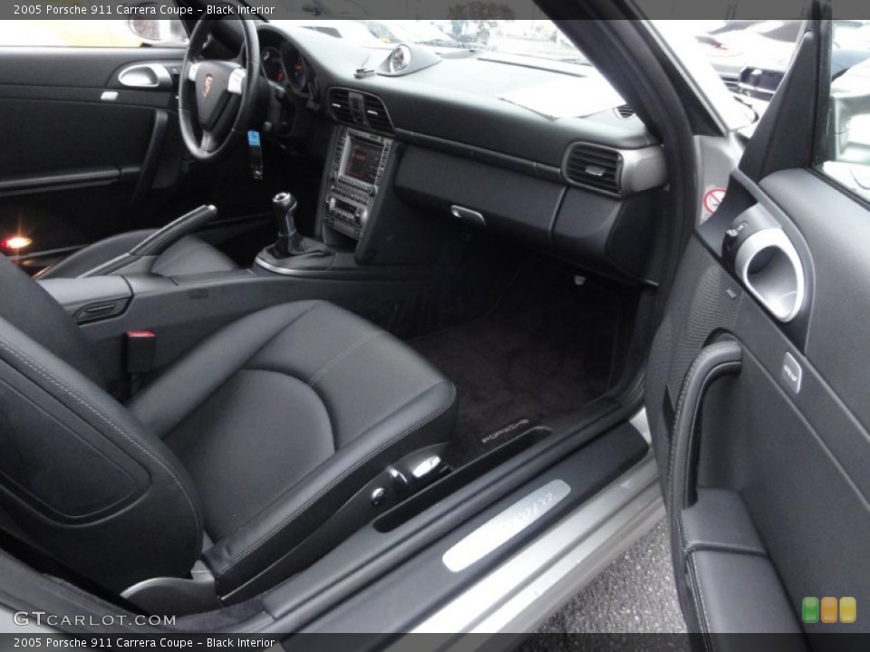 Black Interior Photo for the 2005 Porsche 911 Carrera Coupe #58473705